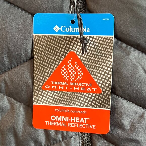 Columbia Heavenly Omni-Heat Quilted Jacket Coat Black Size Small - Picture 7 of 7